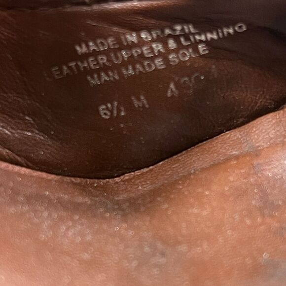 Tory Burch Ballet 6 1/2 M Flat Black & Clear PVC Vintage NO SIZE VISIBLE READ - Picture 9 of 9